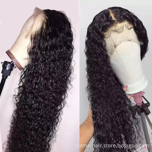 grade 5a 9a 10a ombre lash  jerry curly wig real pure remy100% Brazilian full hd lace frontal human hair wigs